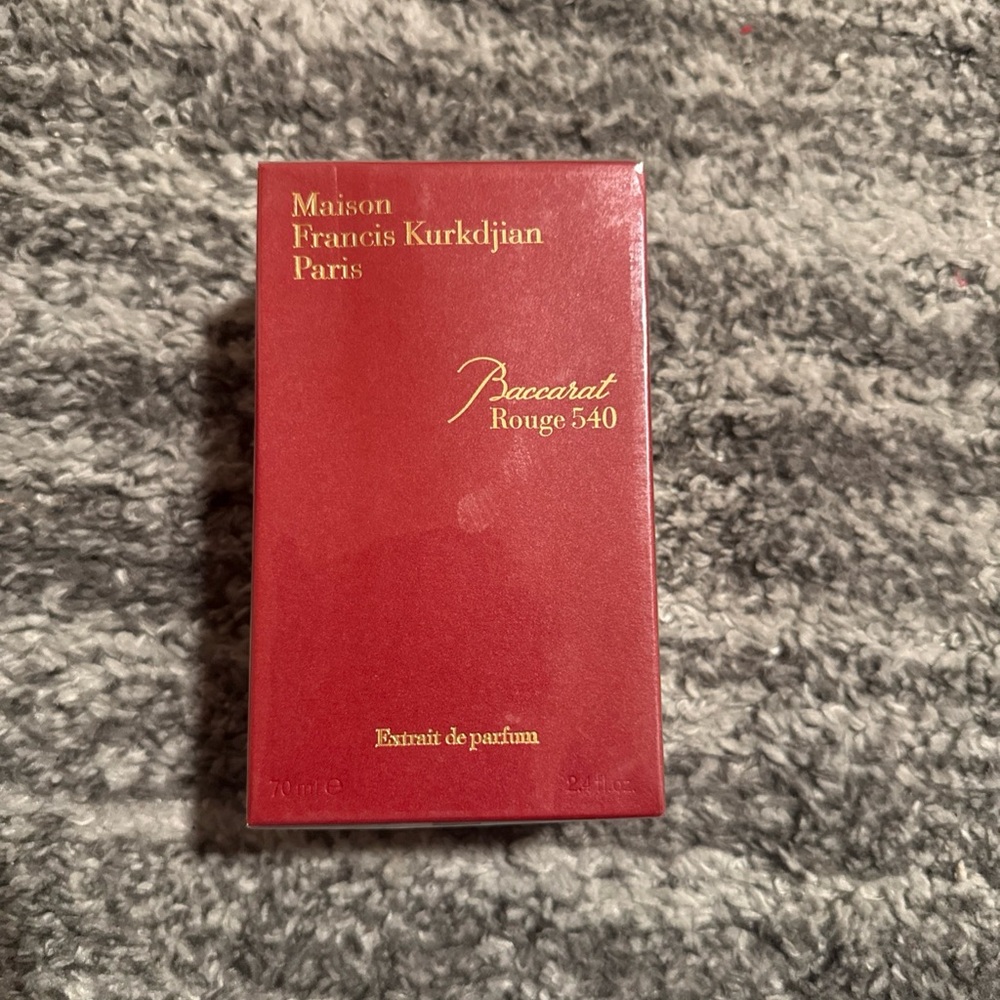 Baccarat Rouge 540 Perfume Box - Red